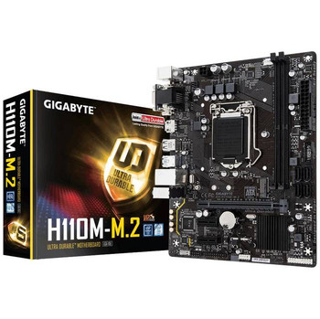 GIGABYTE GA-H110M-M.2 LGA1151/ Intel H110/ DDR4/ SATA3&USB3.1/ M.2/ A&GbE/ MicroATX Motherboard