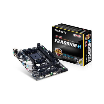 GIGABYTE GA-F2A68HM-H Socket FM2+/ AMD A68H/ DDR3/ SATA3&USB3.0/ A&GbE/ MicroATX Motherboard