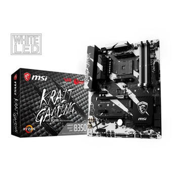 MSI B350 KRAIT GAMING Socket AM4/ AMD B350/ DDR4/ 2-Way CrossFireX/ SATA3&USB3.1/ M.2/ A&GbE/ ATX Motherboard