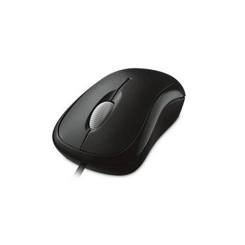 Microsoft YH-00005 Wired USB Basic Optical Mouse for Business (Black)