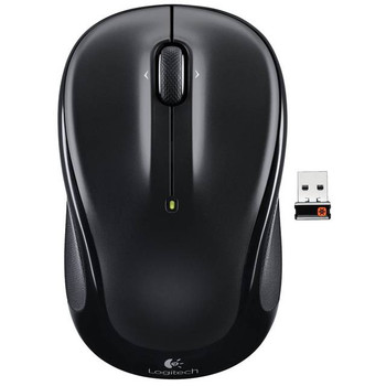 Logitech M325 Wireless 2.4GHz Optical Mouse (Black)