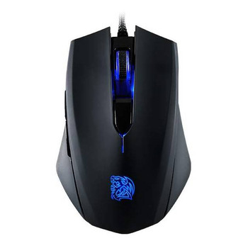 Thermaltake Tt eSPORTS TALON Blu MO-TLB-WDOOBK-01 Wired USB Optical Gaming Mouse w/ 3000 DPI (Black)