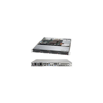 Supermicro SuperServer SYS-6018R-MTR Dual LGA2011 400W 1U Rackmount Server Barebone System (Black)