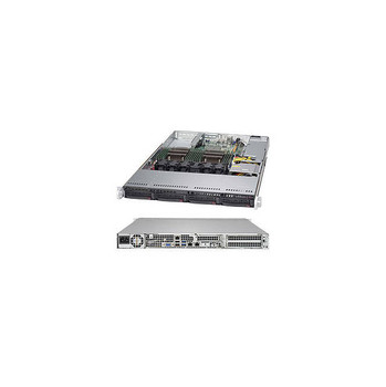 Supermicro SuperServer SYS-6018R-TDW Dual LGA2011 600W 1U Rackmount Server Barebone System (Black)