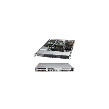 Supermicro SuperServer SYS-5018GR-T LGA2011 1400W 1U Rackmount Server Barebone System (Black)