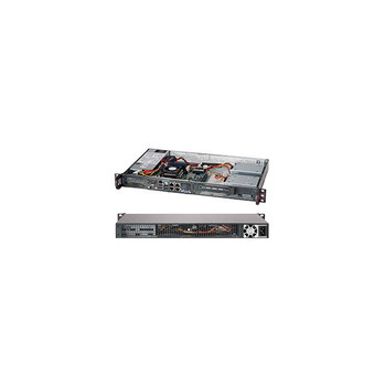 Supermicro SuperChassis CSE-505-203B 200W 1U Rackmount Server Chassis (Black)