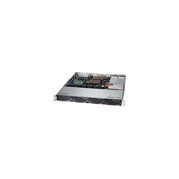Supermicro SuperChassis CSE-813MFTQ-R606CB 600W 1U Rackmount Server Chassis (Black)