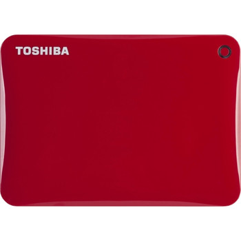 Toshiba Canvio Connect II HDTC820XR3C1 2TB 5400RPM USB3.0 8MB Portable External Hard Drive (Red)