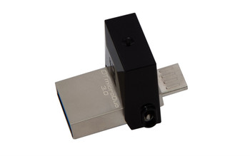 Kingston Technology DataTraveler 64GB microDuo 3.0 64GB USB 3.0 (3.1 Gen 1) Capacity Black USB flash