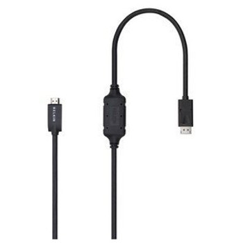 Belkin F2CD001B10-E 3m DisplayPort HDMI Black video cable adapter