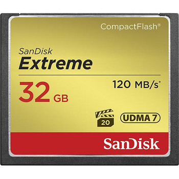 Sandisk 32GB Extreme CF 32GB CompactFlash memory card