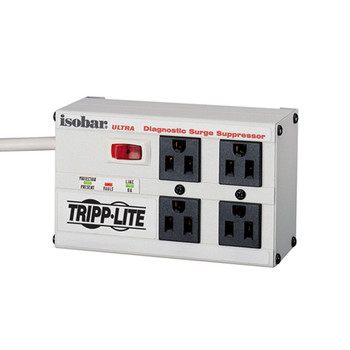 Tripp Lite ISOBAR4ULTRA Isobar Surge Suppressor 4AC outlet(s) 120V 1.8m White surge protector