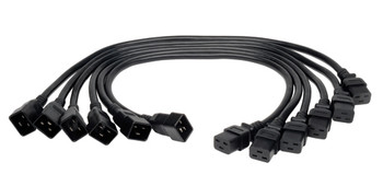 Tripp Lite IEC-320-C19 - IEC-320-C20, 2ft. 0.61m C19 coupler C20 coupler Black power cable