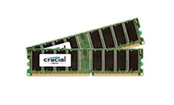 Crucial 2 GB DDR UDIMM 2GB DDR 333MHz memory module