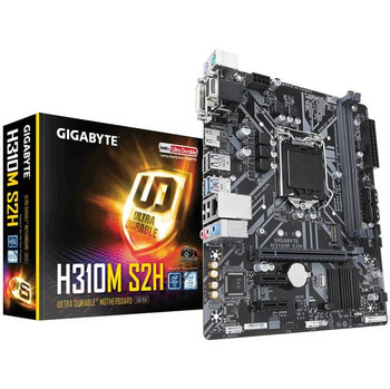 GIGABYTE H310M S2H GSM LGA1151/ Intel H310/ DDR4/ SATA3&USB3.1/ M.2/ A&GbE/ MicroATX Motherboard