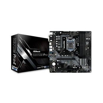 ASRock H370M PRO4 LGA1151/ Intel H370/ DDR4/ Quad CrossFireX/ SATA3&USB3.1/ M.2/ A&GbE/ MicroATX Moth