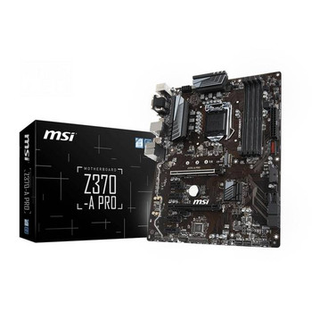 MSI Z370-A PRO LGA1151/ Intel Z370/ DDR4/ 2-Way CrossFireX/ SATA3&USB3.1/ M.2/ A&GbE/ ATX Motherboard