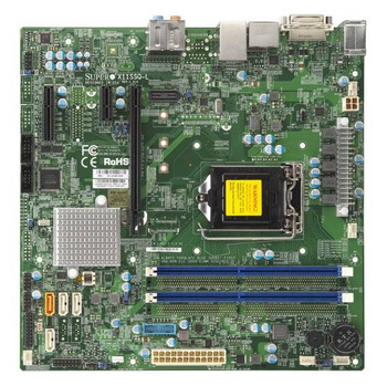 Supermicro X11SSQ-L-O LGA1151/ Intel H110/ DDR4/ SATA3&USB3.0/ A&GbE/ MicroATX Motherboard