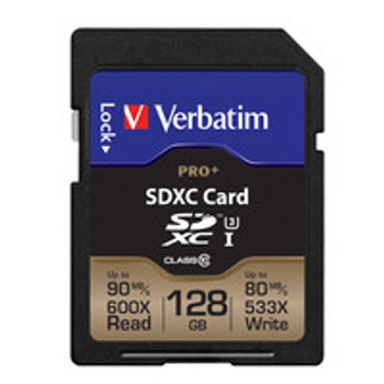 Verbatim ProPlus 128GB SDXC UHS-I Class 10 memory card