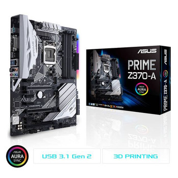 Asus PRIME Z370-A II LGA1151/ Intel Z370/ DDR4/ 3-Way CrossFireX & 2-Way SLI/ SATA3&USB3.1/ M.2/ A&Gb