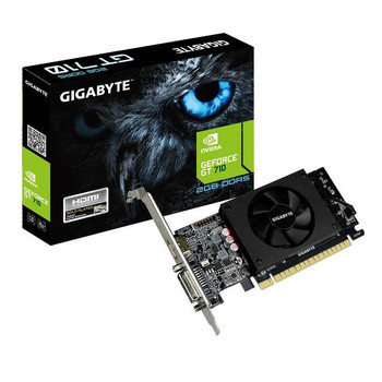 GIGABYTE NVIDIA GeForce GT 710 2GB DDR5 DVI/HDMI Low Profile PCI-Express Video Card