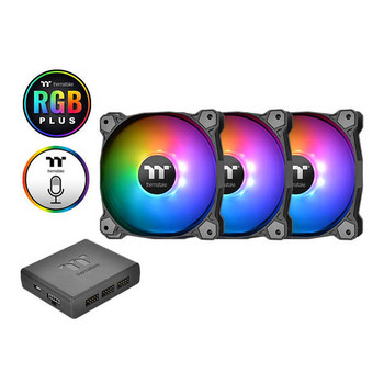 Thermaltake Pure Plus 140mm RGB Radiator Fan TT Premium Edition (3-Fan Pack)