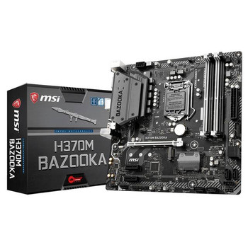 MSI H370M BAZOOKA LGA1151/ Intel H370/ DDR4/ SATA3&USB3.1/ M.2/ A&GbE/ MicroATX Motherboard