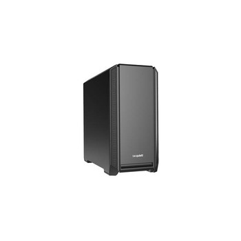 be quiet! Silent Base 601 BLACK Mid-Tower ATX Computer Case, Two 140mm Fans, 10mm Extra Thick insulation mats (BG026)