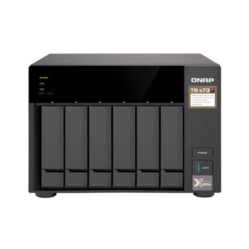 QNAP TS-673-8G-US AMD R-Series RX-421ND 2.1GHz/ 8GB DDR4/ 4GbE/ 6SATA3/ USB3.0/ 6-Bay Desktop NAS for SMBs