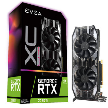 EVGA NVIDIA GeForce RTX 2080 Ti XC ULTRA GAMING 11GB GDDR6 HDMI/3DisplayPort/USB Type-C PCI-Express Video Card w/ RGB LED