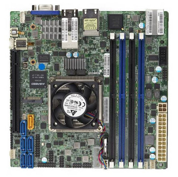 Supermicro X10SDV-12C+-TLN4F-O Intel Xeon D-1567/ DDR4/ SATA3&USB3.0/ V&4GbE/ Mini-ITX Motherboard & CPU Combo