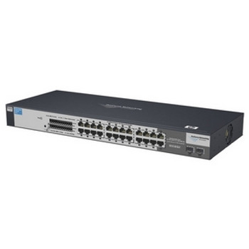 Part No: J9080A - HP ProCurve 1700-24 Ethernet Switch 22 x 10/100Base-TX LAN/ 2 x 10/100/1000Base-T LAN 2 x SFP (mini-GBIC)