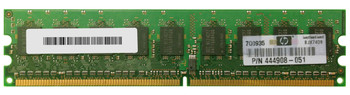 Part No: 444908-051 - HP 1GB PC2-6400 DDR2-800MHz ECC Unbuffered CL6 240-Pin DIMM Memory Module