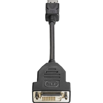 Part No: FH973AT - HP Video Cable- Smart Buy DisplayPort Male Video DVI-D (Single-Link) Female Digital Video 7.48-inch