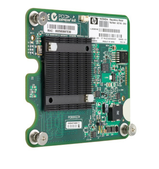 Part No: 539933-001 - HP NC542M PCI-Express Dual Port Flex-10 10GbE Mezzanine Gigabit Ethernet Server Adapter for HP ProLiant c-Class BladeSystem