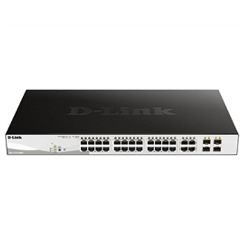 D-Link Networking Switch DGS-1210-28MP 28PT Smart Managed Gigabit PoE Switch Brown Box