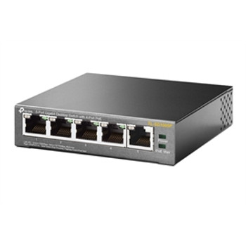 TP-Link Networking Device TL-SG1005P 5-Port Gigabit Desktop Switch with 4-Port PoE 56W PoE PS