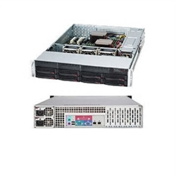 Supermicro Case CSE-825TQC-R802LPB 2U 800W 8x3.5"HS SAS3/SATA 2x3.5"fixed drive Brown Box