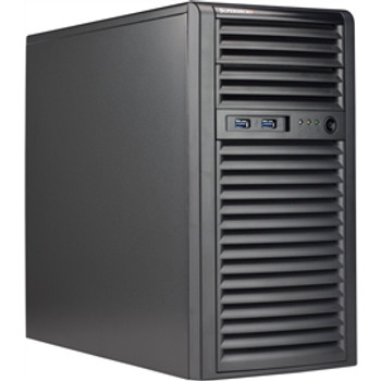 Supermicro Case CSE-731I-404B Mini-tower chassis 2x5.25" External HDD Drive Bays and 4x 3.5" Internal HDD Drive Bays 400W Brown Box