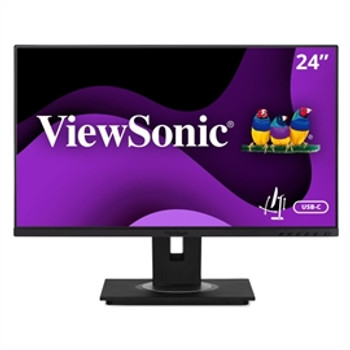 ViewSonic Monitor VG2456A 24" Ergonomic 1080p IPS Docking with USB-C 90Watts PD and RJ45