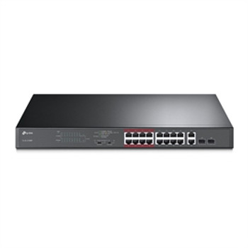 TP-Link Switch TL-SL1218MP 16-Port 10/100Mbps+2-Port Gigabit Unmanaged PoE Switch