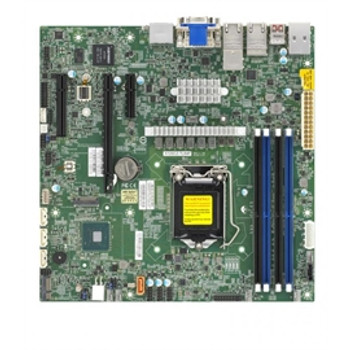 Supermicro Motherboard MBD-X12SCZ-TLN4F-B LGA 1200 W480E 128GB DDR4 PCIE Display Port /D-Sub microATX Bulk Pack