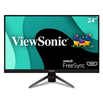 ViewSonic Monitor VX2467-MHD 24" 1080p 75Hz 1ms FreeSync Monitor with HDMI/DP/VGA