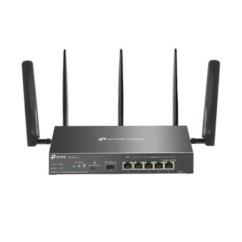 ER706W-4G , TP-Link Omada ER706W-4G wireless router Gigabit Ethernet Dual-band (2.4 GHz / 5 GHz) Black