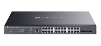 SG3428XMPP , TP-Link Omada SG3428XMPP network switch Managed L2+ Gigabit Ethernet (10/100/1000) Power over Ethernet (PoE) 1U Black