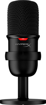 4P5P8AA , HyperX SoloCast - USB Microphone (Black) PC microphone