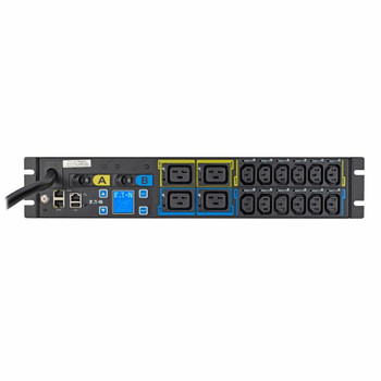 EMIU06-10 , Eaton EMIU06-10 power distribution unit (PDU) 16 AC outlet(s) 2U Black