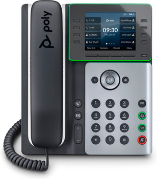 89B51AA#ABA , POLY Edge E300 IP Phone and PoE-enabled with Power Supply