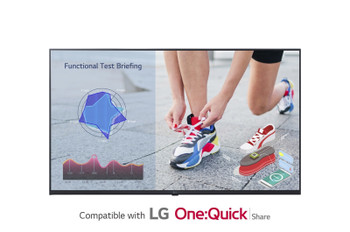 43UL3J-M - LG 43UL3J-M signage display Digital signage flat panel 43" LCD Wi-Fi 300 cd/m² 4K Ultra HD Blue WebOS 16/7