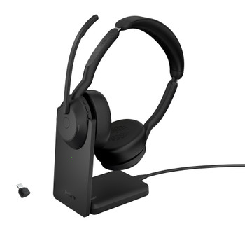 25599-989-889-01 - Jabra 25599-989-889-01 headphones/headset Wired & Wireless Head-band Office/Call center Bluetooth Charging stand Black